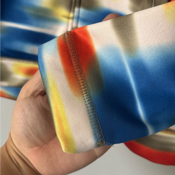 BURTON Dri Ride Womens M Full Zip Multi-Colored Hoodie Snowboarding Ski - Picture 4 of 6